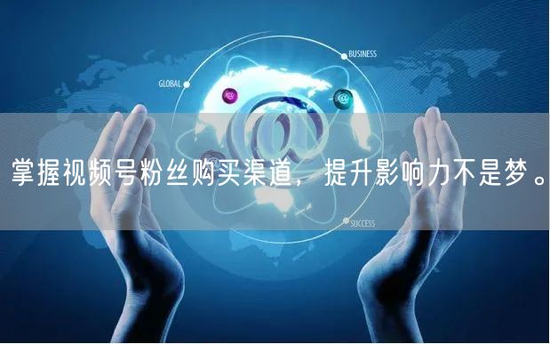 掌握视频号粉丝购买渠道,提升影响力不是梦。
