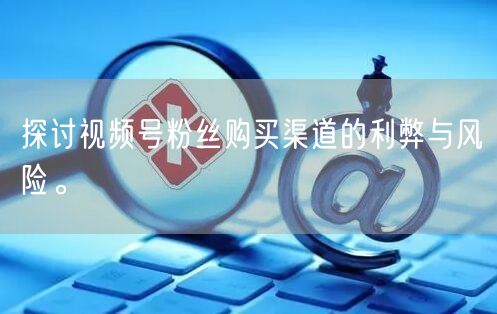 探讨视频号粉丝购买渠道的利弊与风险。
