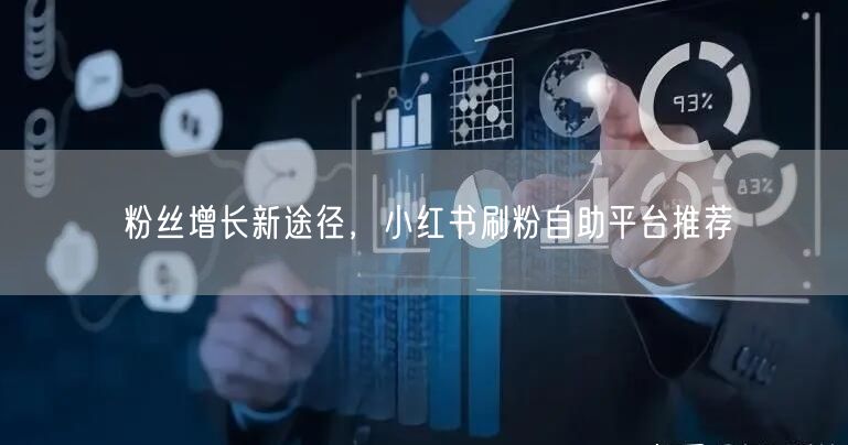 粉丝增长新途径,小红书刷粉自助平台推荐