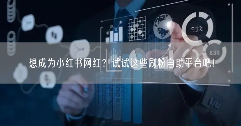想成为小红书网红?试试这些刷粉自助平台吧!