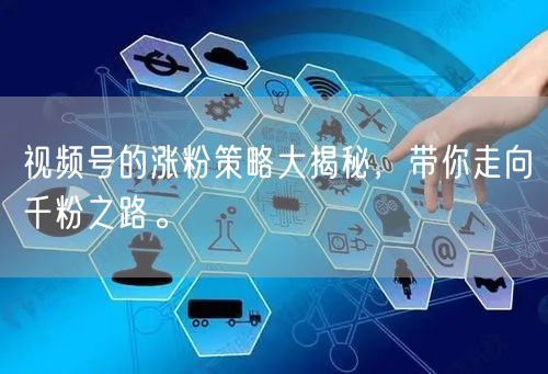 视频号的涨粉策略大揭秘,带你走向千粉之路。
