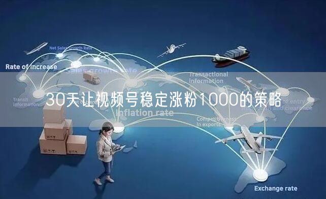 30天让视频号稳定涨粉1000的策略